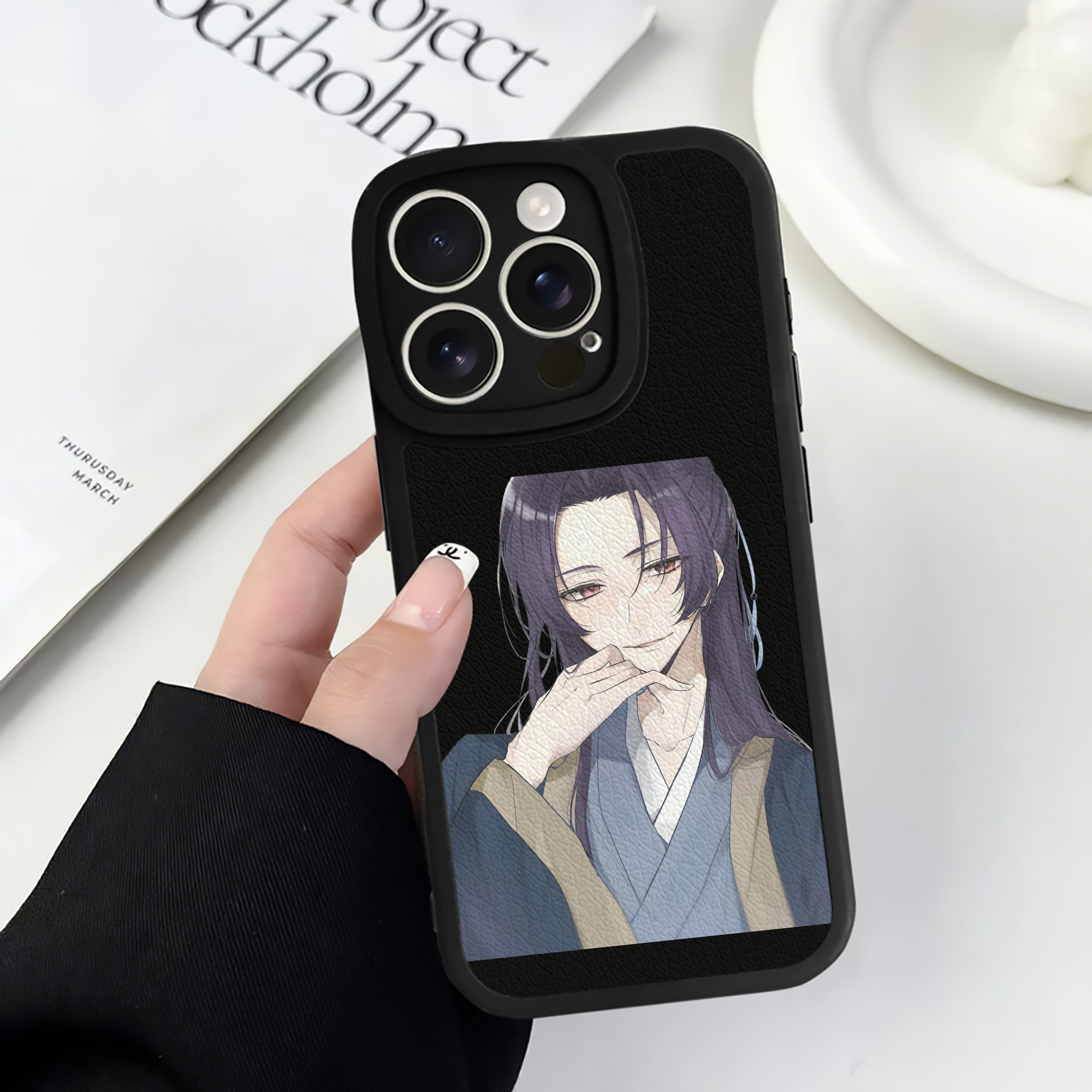 薬屋のひとりごと The Apothecary Diaries 【iPhone 16シリーズ対応】シリコンスマホケース（レザー調） 材質：シリコン